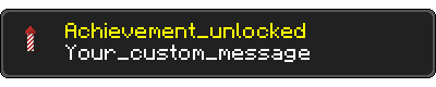 Minecraft achievement preview